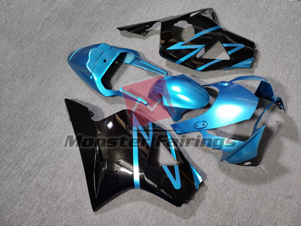 Honda CBR954RR custom ABS fairings 2002 - 2003 in Gloss Electric Light Blue - durable replacement kit, Monster Fairings