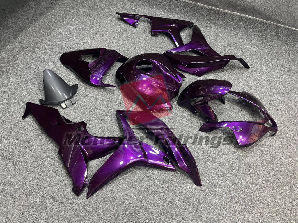 Honda CBR600RR custom ABS fairings 2007 - 2008 in Gloss Pearl Purple - durable replacement kit, Monster Fairings