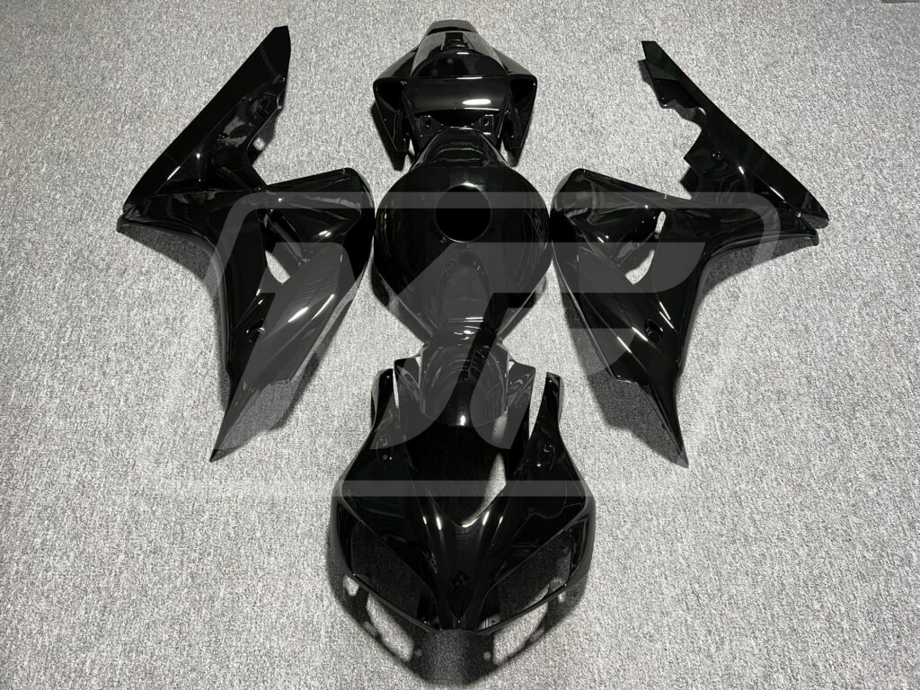 Honda CBR1000RR 2006 - 2007 Gloss Black ABS fairings - custom motorcycle bodywork kit by Monster Fairings