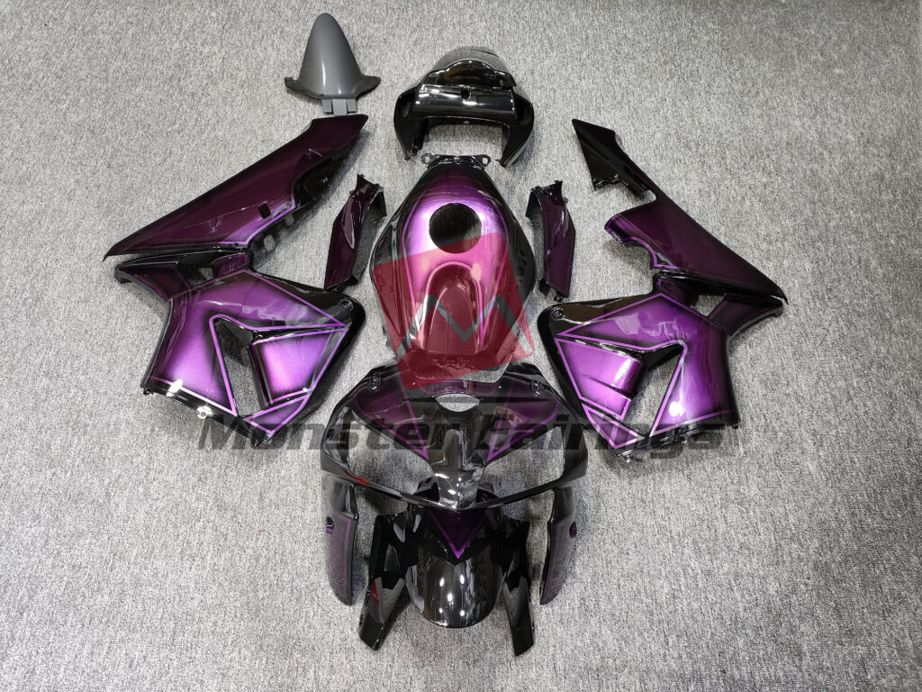 Honda CBR600RR 2005 - 2006 Gloss Deep Purple ABS fairings - custom motorcycle bodywork kit by Monster Fairings