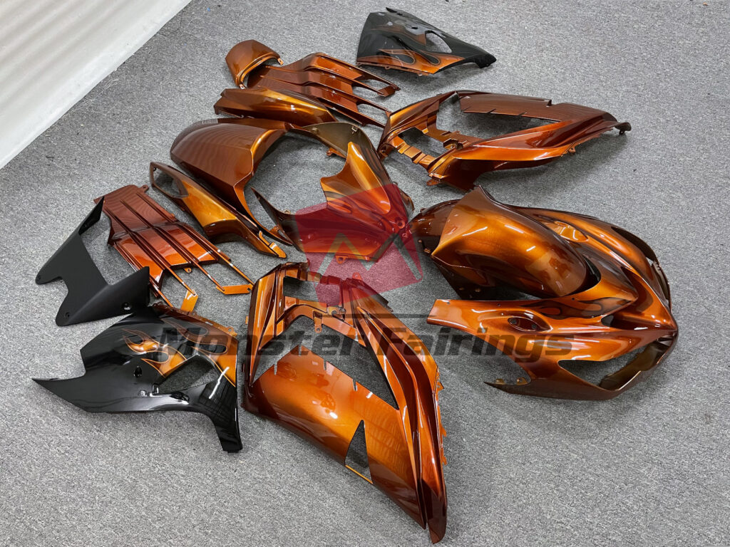 Burnt Orange Gloss ABS fairings for Kawasaki ZX14R 2012 - 2024 - premium OEM fit kit by Monster Fairings