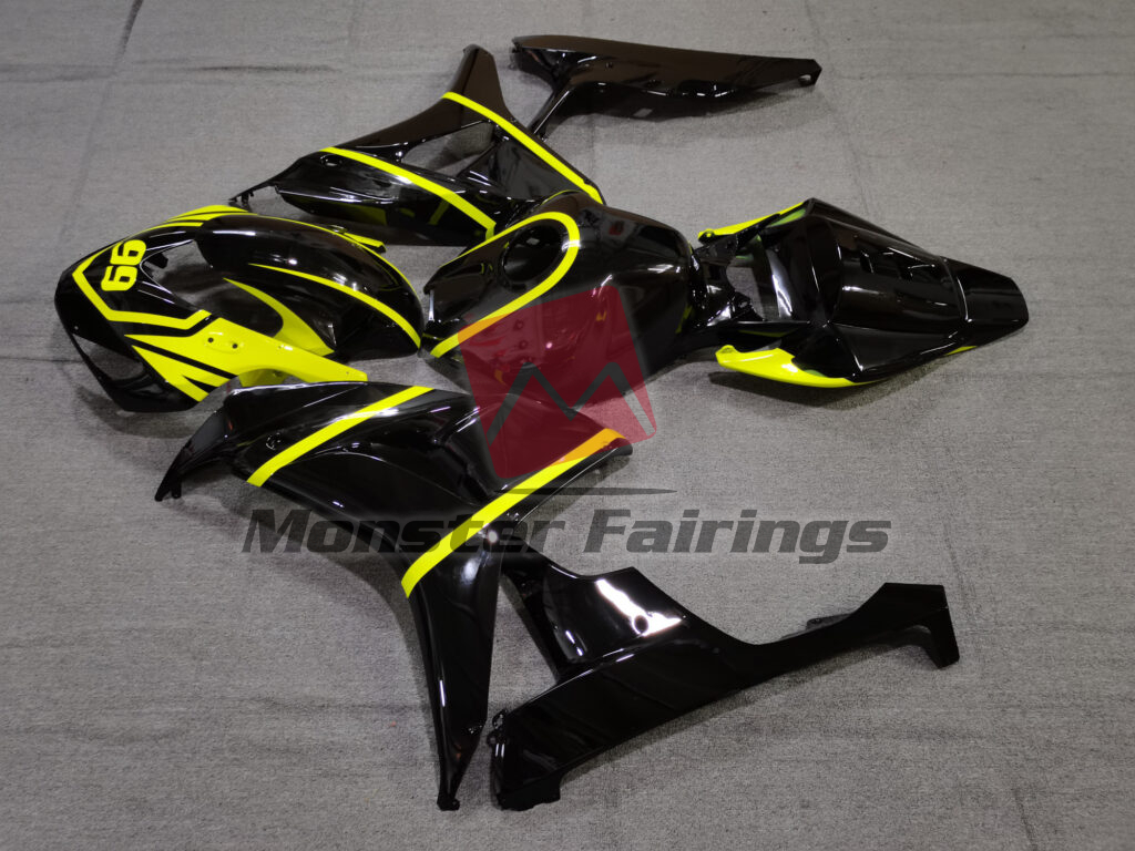 Gloss Black & Yellow ABS fairings for Honda CBR1000RR 2006 - 2007 - premium OEM fit kit by Monster Fairings