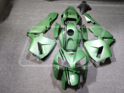 Honda CBR600RR 2005-2006 Matte Green with Black Lines ABS Fairings | Monster Fairings