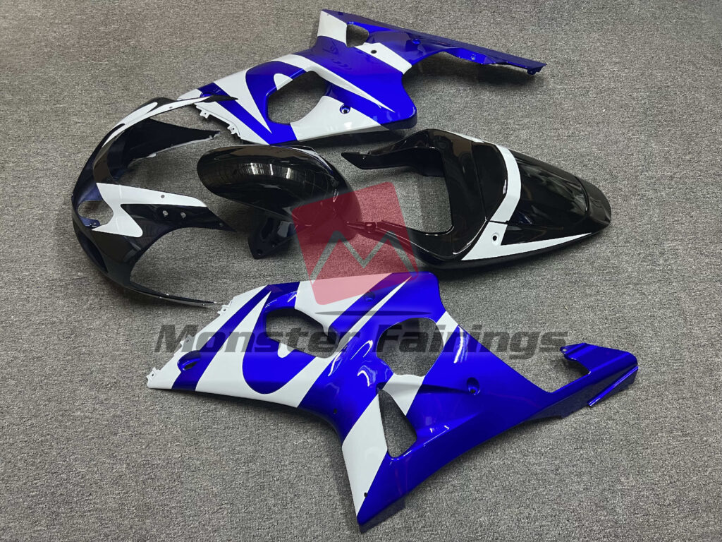 Gloss Deep Blue ABS fairings for Suzuki GSXR 1000 2000 - 2002 - premium OEM fit kit by Monster Fairings