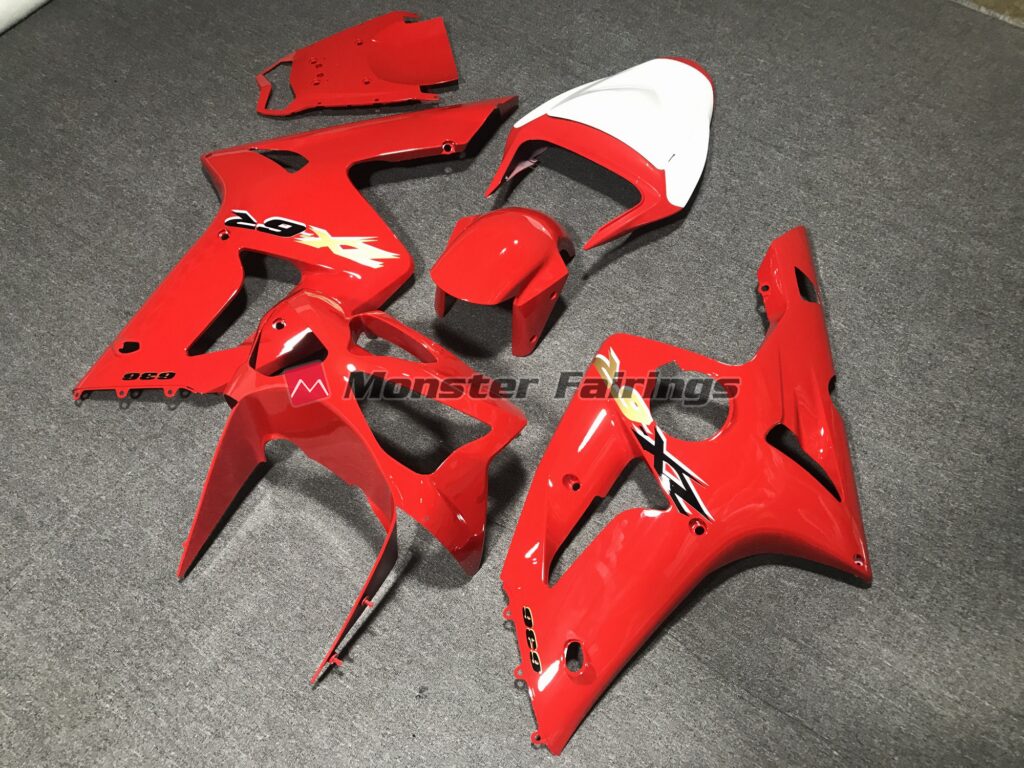 Red 636 ABS fairings for Kawasaki ZX6R 2003 - 2004 - premium OEM fit kit by Monster Fairings