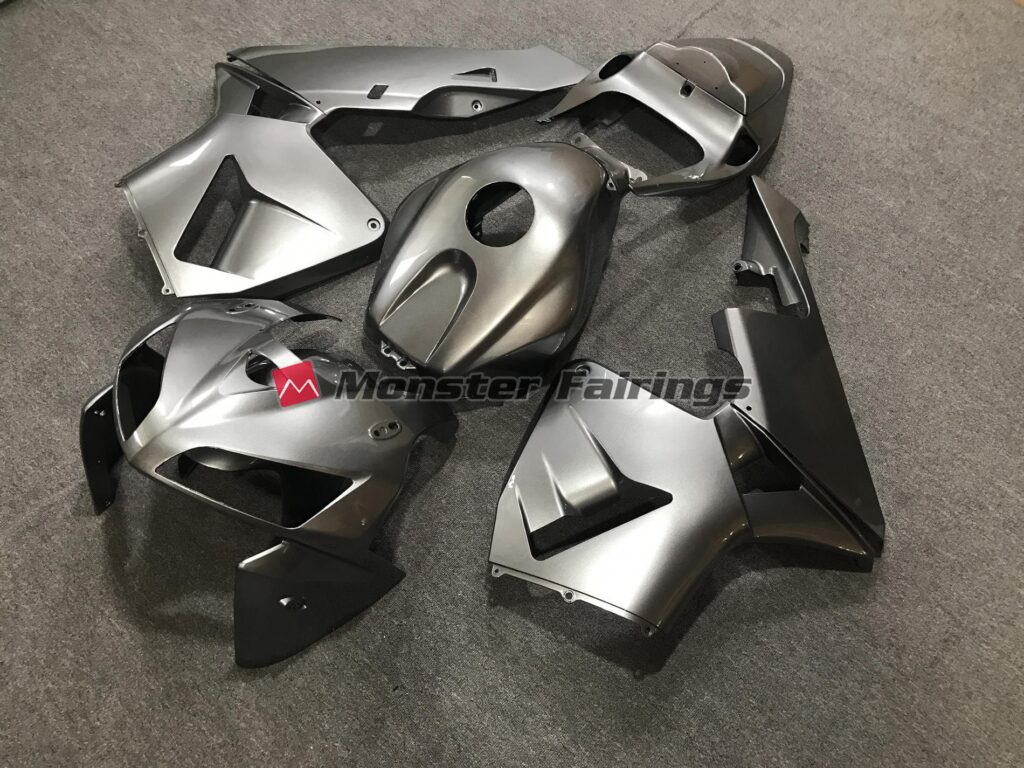 Honda CBR600RR custom ABS fairings 2005 - 2006 in Gloss Silver - durable replacement kit, Monster Fairings