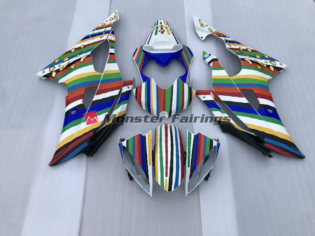 Yamaha R6 2008 - 2016 Multi - Color ABS fairings - custom motorcycle bodywork kit by Monster Fairings