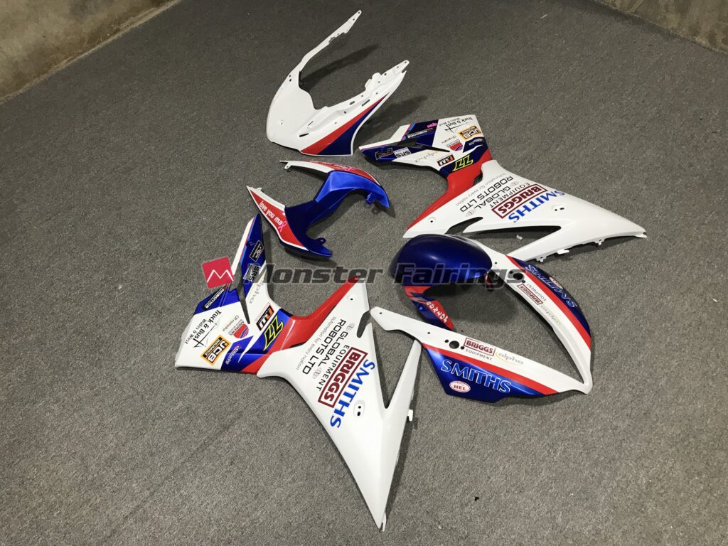 Gloss White ABS fairings for Triumph Daytona 675 2013 - 2017 - premium OEM fit kit by Monster Fairings