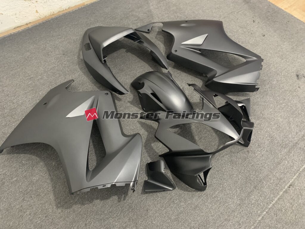 Honda VFR800 custom ABS fairings 2002 - 2012 Matte Grey - durable replacement kit, Monster Fairings