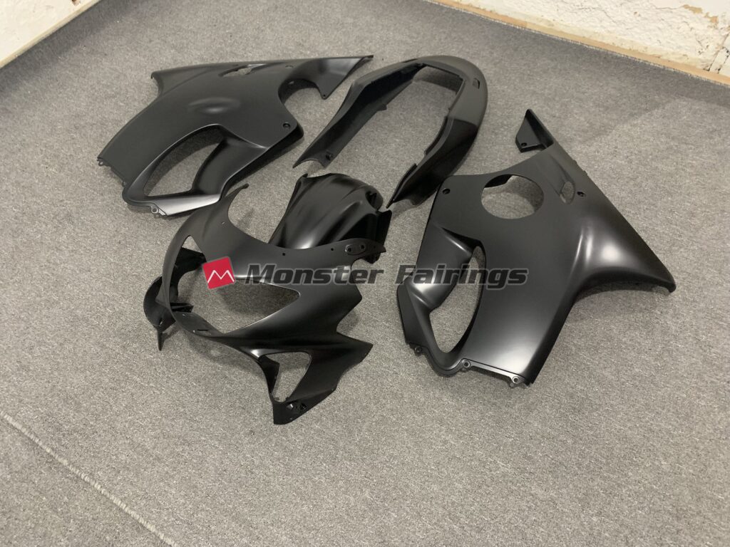 Plain Matte Grey ABS fairings for Honda CBR600 F4 1999 - 2000 - premium OEM fit kit by Monster Fairings