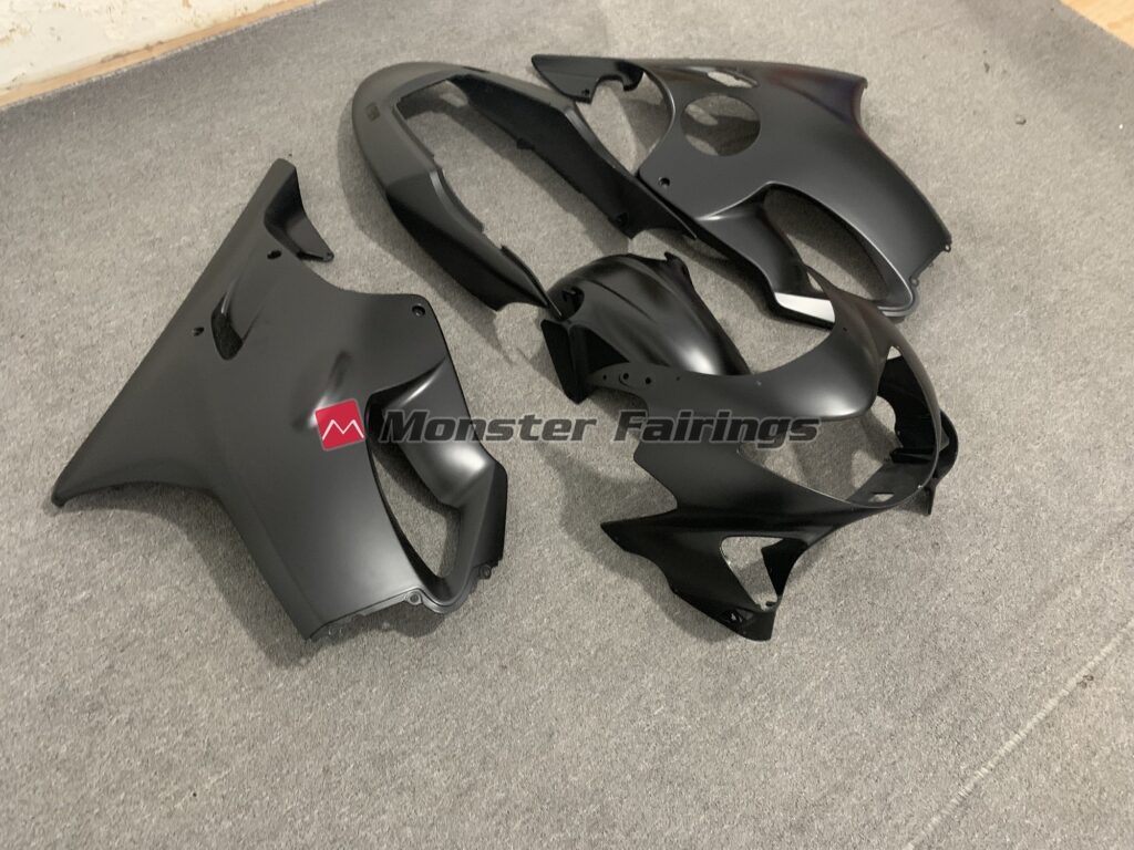 Honda CBR600 F4 custom ABS fairings 1999 - 2000 Plain Matte Grey - durable replacement kit, Monster Fairings