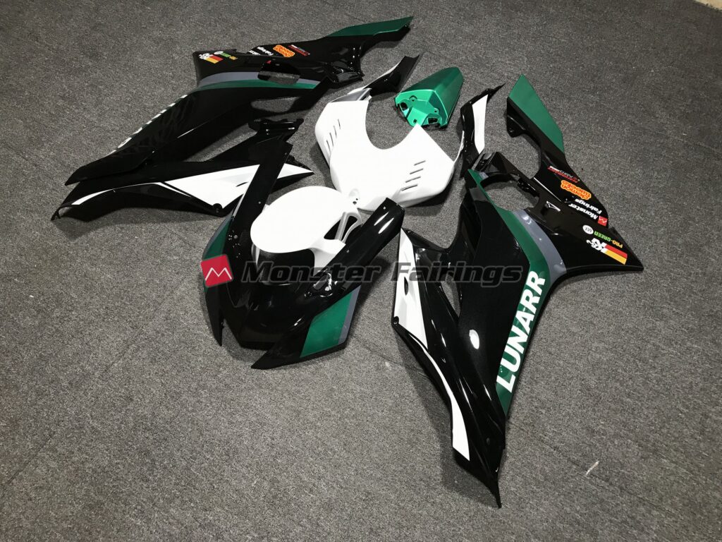 Deep Emerald Green Custom ABS fairings for Yamaha R6 2017 - 2019 - premium OEM fit kit by Monster Fairings