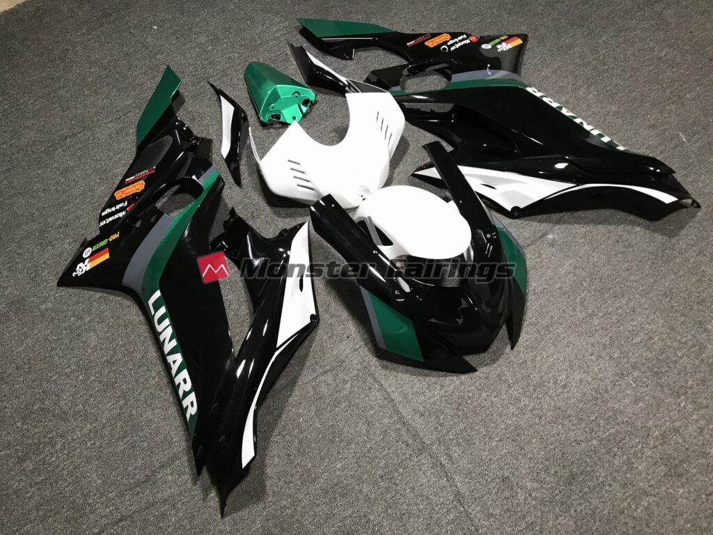 Yamaha R6 custom ABS fairings 2017 - 2019 Deep Emerald Green Custom - durable replacement kit, Monster Fairings