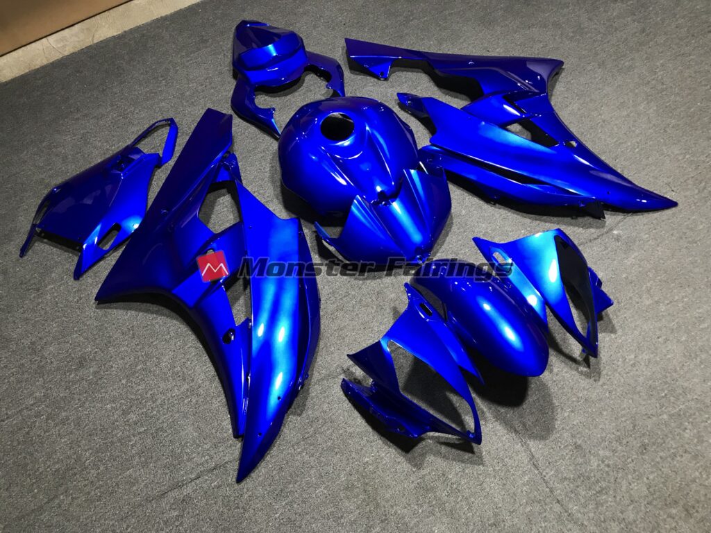 Metallic Blue Plain ABS fairings for Yamaha R6 2006 - 2007 - premium OEM fit kit by Monster Fairings