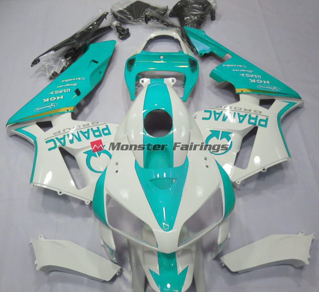 Honda CBR600RR 2005 - 2006 Teal Custom ABS fairings - custom motorcycle bodywork kit by Monster Fairings