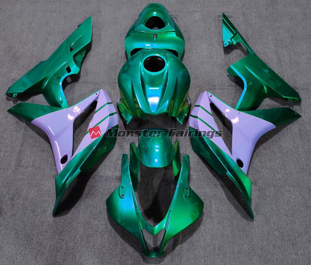Honda CBR600RR 2007 - 2008 Turquoise Milky Purple ABS fairings - custom motorcycle bodywork kit by Monster Fairings