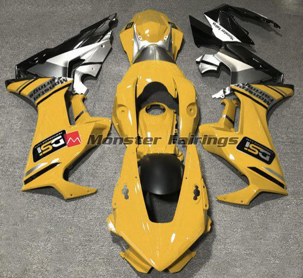 Honda CBR1000RR 2017 - 2025 Mustard Yellow DSI ABS fairings - custom motorcycle bodywork kit by Monster Fairings