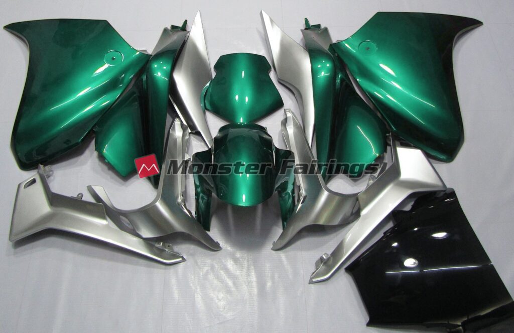 Honda VFR1200 2010 - 2013 Seafoam Green Silver ABS fairings - custom motorcycle bodywork kit by Monster Fairings