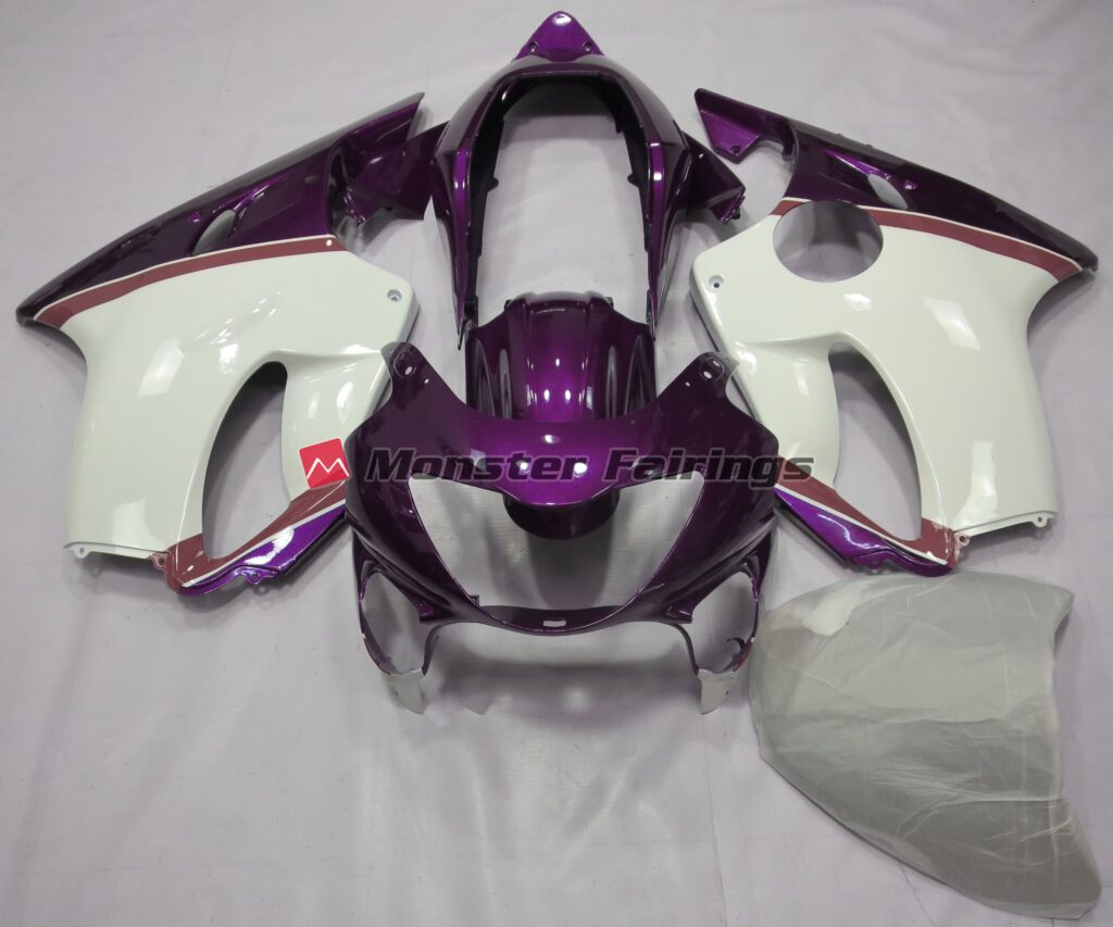Honda CBR600 F4 1999 - 2000 Mood Purple Grapefruit ABS fairings - custom motorcycle bodywork kit by Monster Fairings
