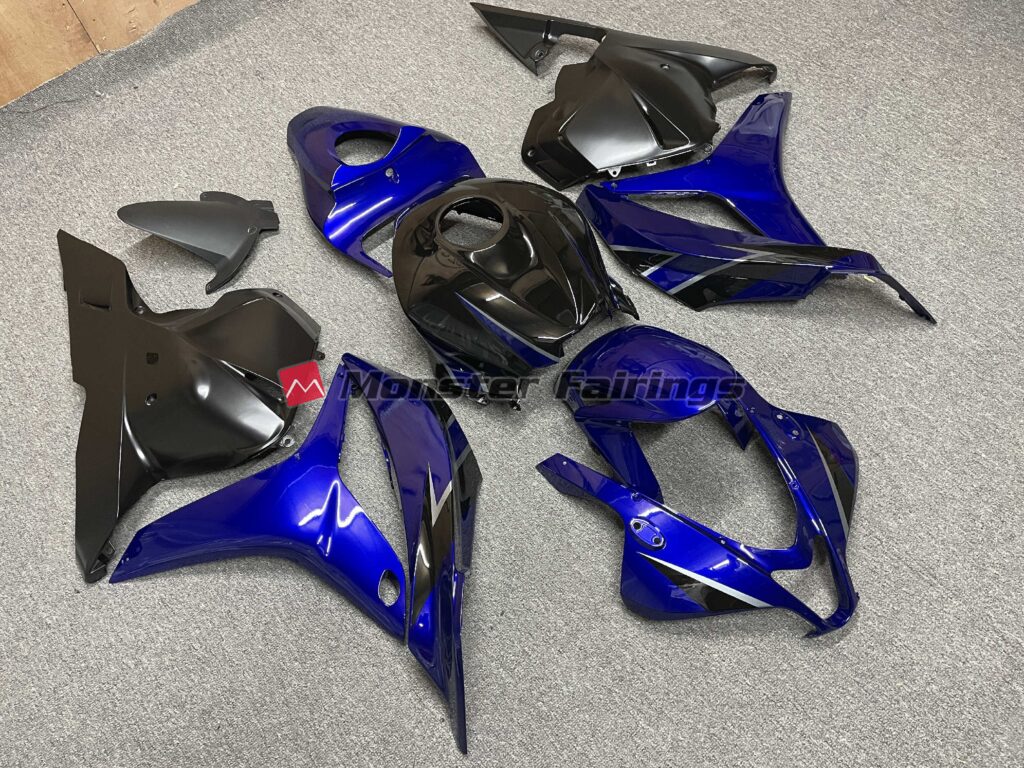 Deep Blue Black ABS fairings for Honda CBR600RR 2009 - 2012 - premium OEM fit kit by Monster Fairings