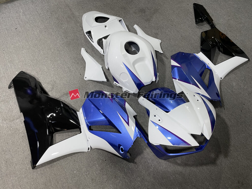 Gloss Blue White Purple ABS fairings for Honda CBR600RR 2013 - 2025 - premium OEM fit kit by Monster Fairings