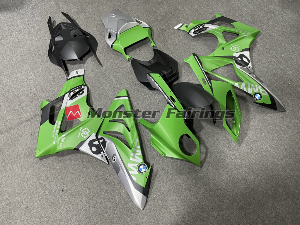 Matte Green Motorrad ABS fairings for BMW S1000RR 2009 - 2014 - premium OEM fit kit by Monster Fairings