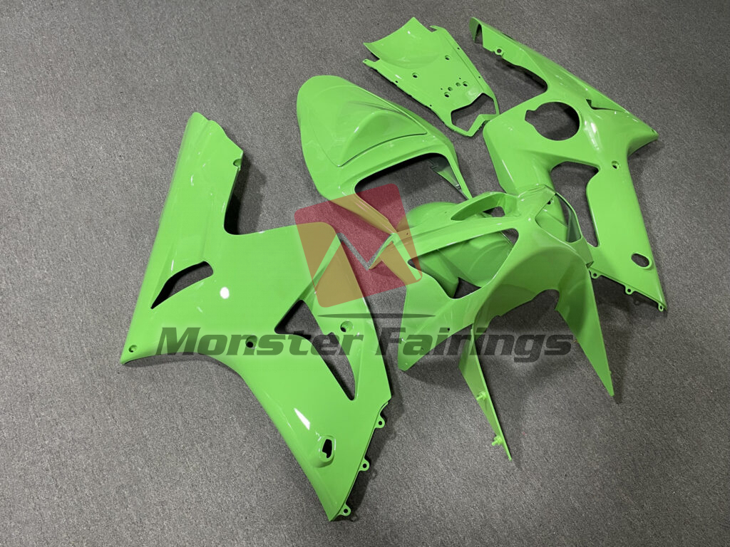 Gloss Light Green ABS fairings for Kawasaki ZX6R 2003 - 2004 - premium OEM fit kit by Monster Fairings