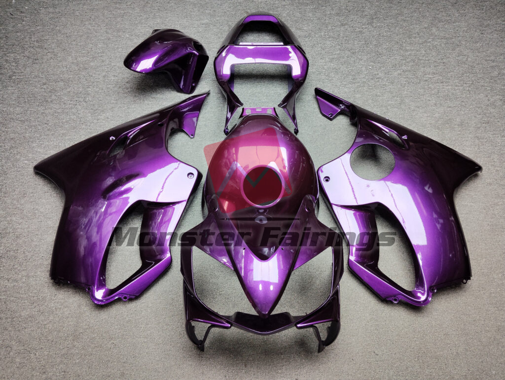 Honda CBR600 F4i 2001 - 2003 Gloss Pearl Purple ABS fairings - custom motorcycle bodywork kit by Monster Fairings