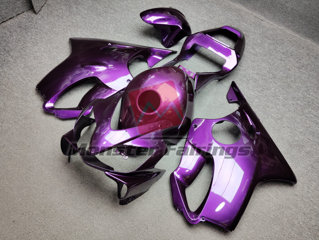Gloss Pearl Purple ABS fairings for Honda CBR600 F4i 2001 - 2003 - premium OEM fit kit by Monster Fairings
