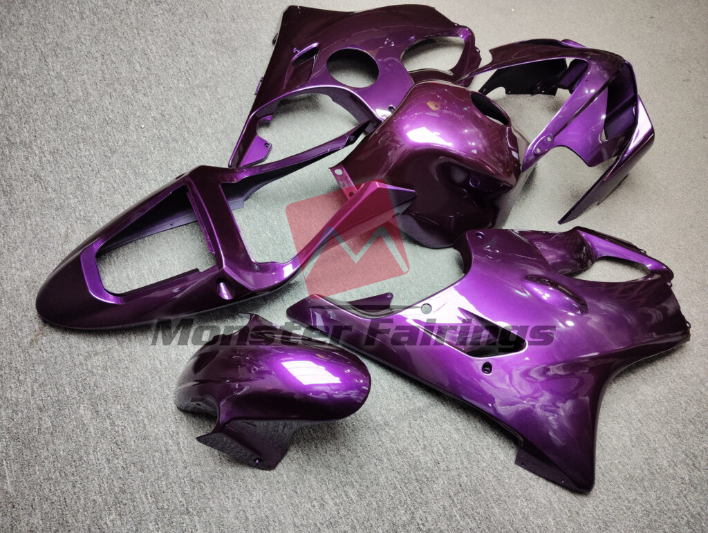 2001 - 2003 Honda CBR600 F4i Gloss Pearl Purple fairing set - ABS injection, custom painted by Monster Fairings