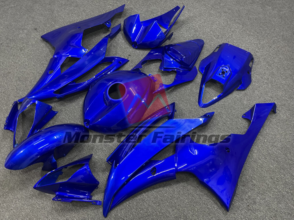 Deep Blue ABS fairings for Yamaha R6 2008 - 2016 - premium OEM fit kit by Monster Fairings