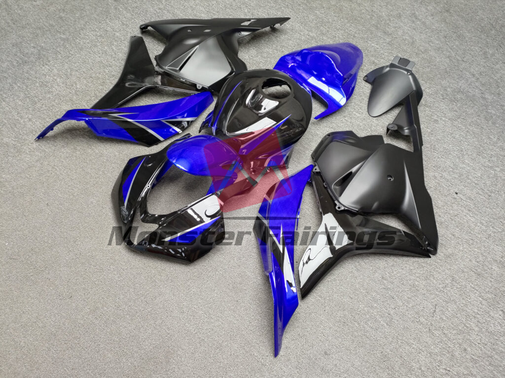 Gloss Blue & Matte Black ABS fairings for Honda CBR600RR 2009 - 2012 - premium OEM fit kit by Monster Fairings