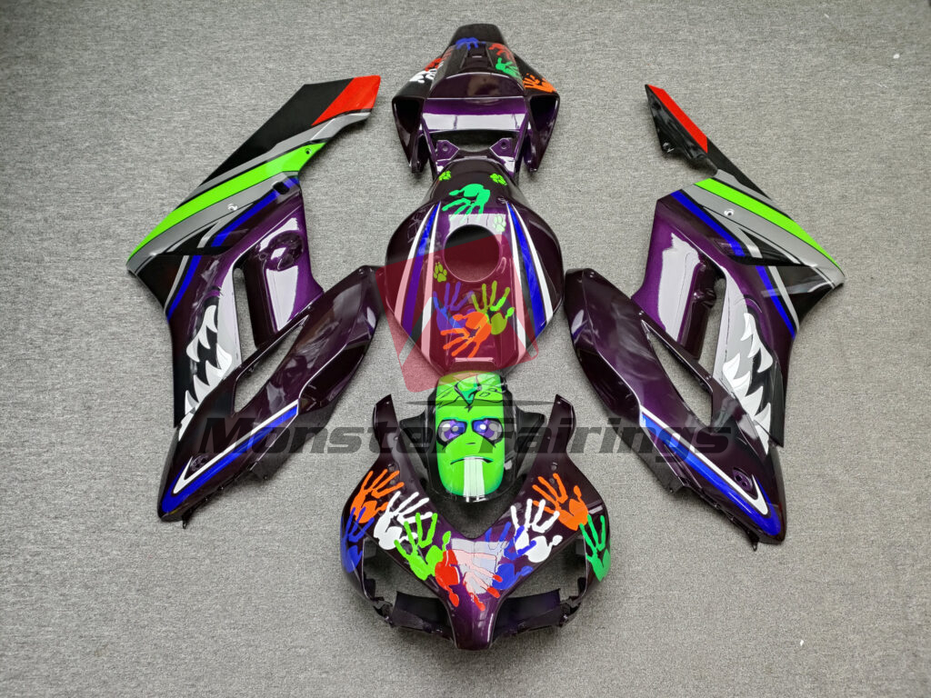 Honda CBR1000RR 2004 - 2005 Gloss Purple Shark ABS fairings - custom motorcycle bodywork kit by Monster Fairings