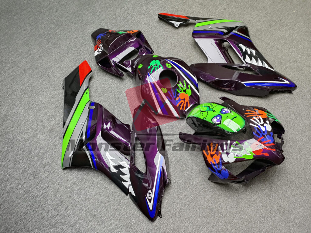 Gloss Purple Shark ABS fairings for Honda CBR1000RR 2004 - 2005 - premium OEM fit kit by Monster Fairings