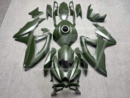 Suzuki GSXR 600-750 2008-2010 Matte Green ABS Fairings | Monster Fairings