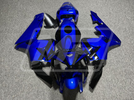 Honda CBR600RR 2005-2006 Gloss Blue Black Design ABS Fairings | Monster Fairings