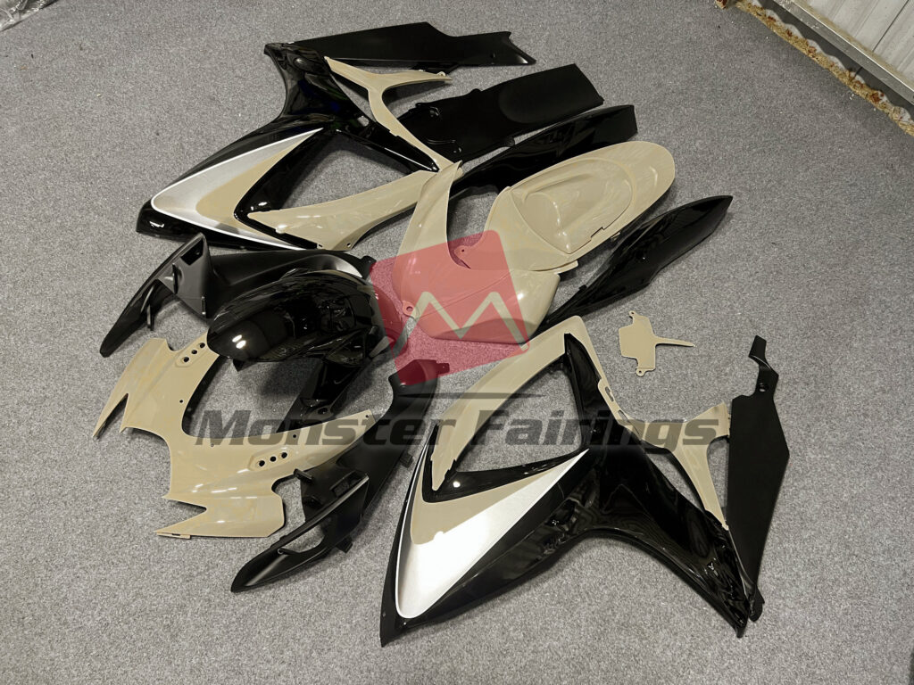 Desert Tan OEM Style ABS fairings for Suzuki GSXR 600 - 750 2006 - 2007 - premium OEM fit kit by Monster Fairings