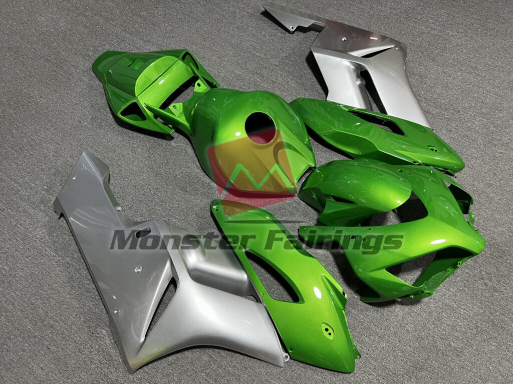 Gloss Green & and Silver ABS fairings for Honda CBR1000RR 2004 - 2005 - premium OEM fit kit by Monster Fairings