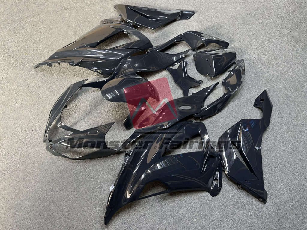 Gloss Dark Grey ABS fairings for Kawasaki ZX6R 2013 - 2018 - premium OEM fit kit by Monster Fairings