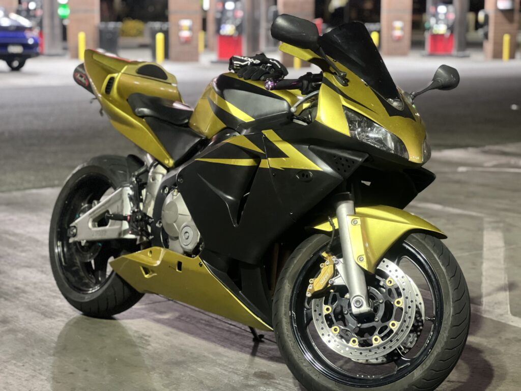Monster Fairings ABS fairing kit for Honda CBR600RR 2003 - 2004 - Gold Matte Black, precise OEM fit