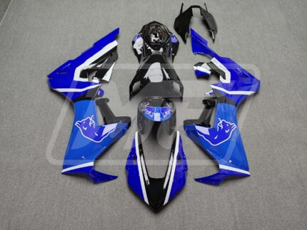 Honda CBR1000RR 2017-2026 Gloss Blue & Black with White Bull ABS Fairings | Monster Fairings