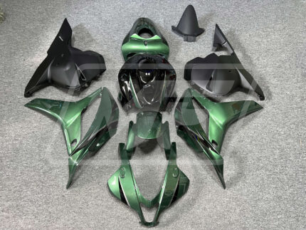 Honda CBR600RR 2009-2012 Gloss Deep Green & Matte Black ABS Fairings | Monster Fairings