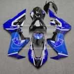 Honda CBR1000RR 2017 - 2025 Gloss Blue Black & White Bull ABS fairings - custom motorcycle bodywork kit by Monster Fairings