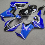 2017 - 2025 Honda CBR1000RR Gloss Blue Black & White Bull fairing set - ABS injection, custom painted by Monster Fairings