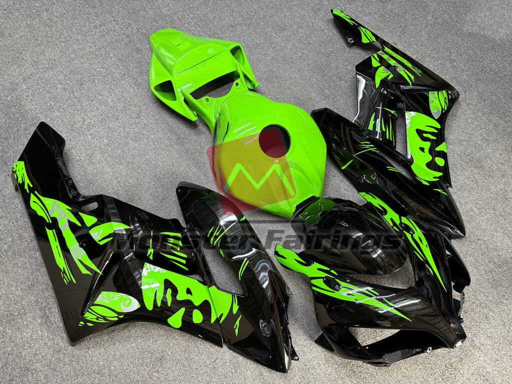Gloss Green & and Black ABS fairings for Honda CBR1000RR 2004 - 2005 - premium OEM fit kit by Monster Fairings