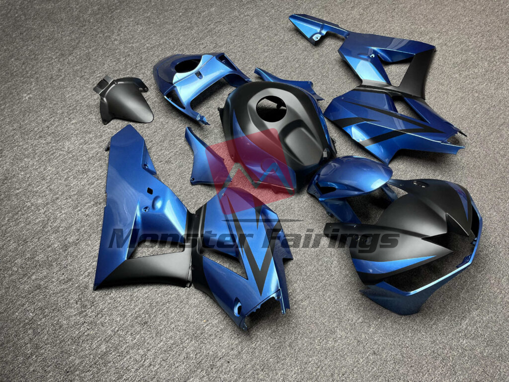 Gloss Blue & Matte Black ABS fairings for Honda CBR600RR 2013 - 2025 - premium OEM fit kit by Monster Fairings