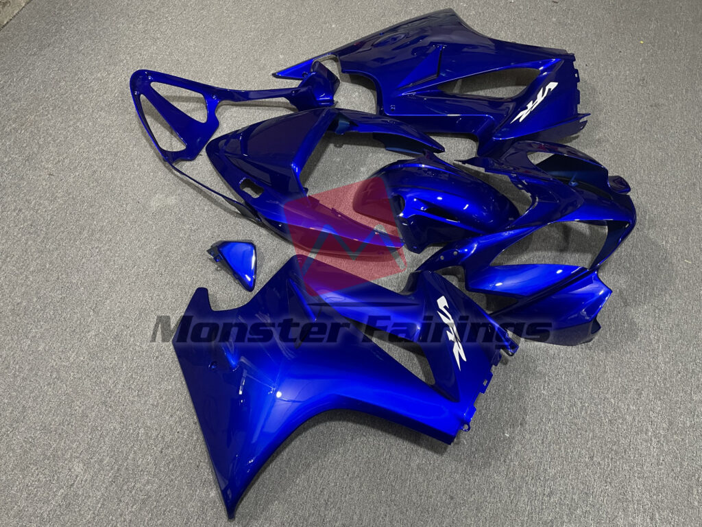 Deep Blue Plain ABS fairings for Honda VFR800 2002 - 2012 - premium OEM fit kit by Monster Fairings