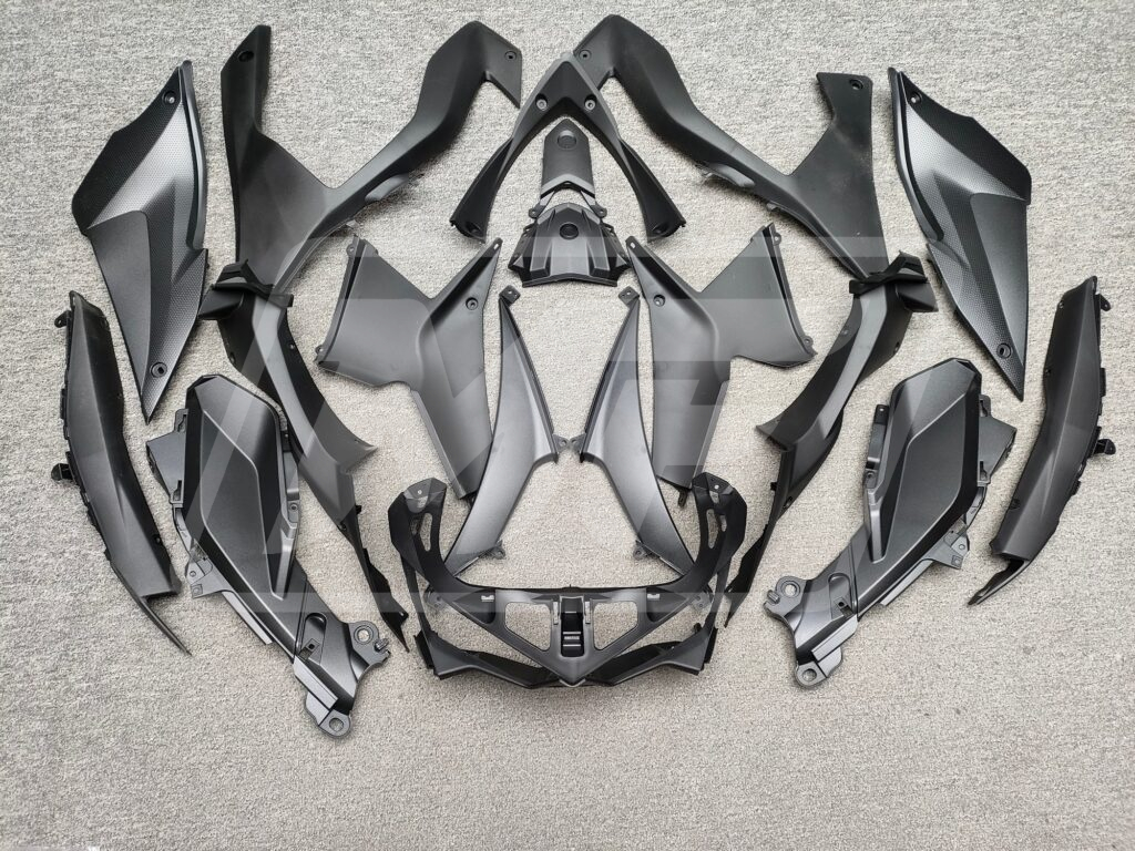 Monster Fairings ABS fairing kit for Yamaha R3 2014 - 2018 - Gloss Pink & White Black Shark, precise OEM fit