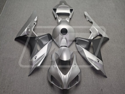 Honda CBR1000RR 2006-2007 Matte Silver & Black ABS Fairings | Monster Fairings