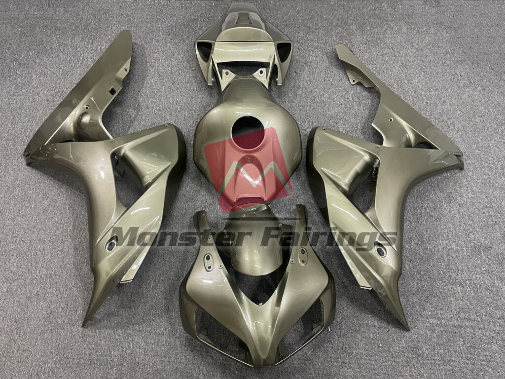 Honda CBR1000RR 2006 - 2007 Gloss Olive ABS fairings - custom motorcycle bodywork kit by Monster Fairings